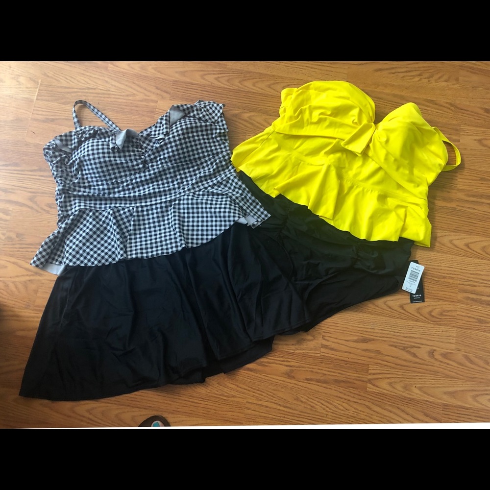 2 complete Torrid swimsuits from last season